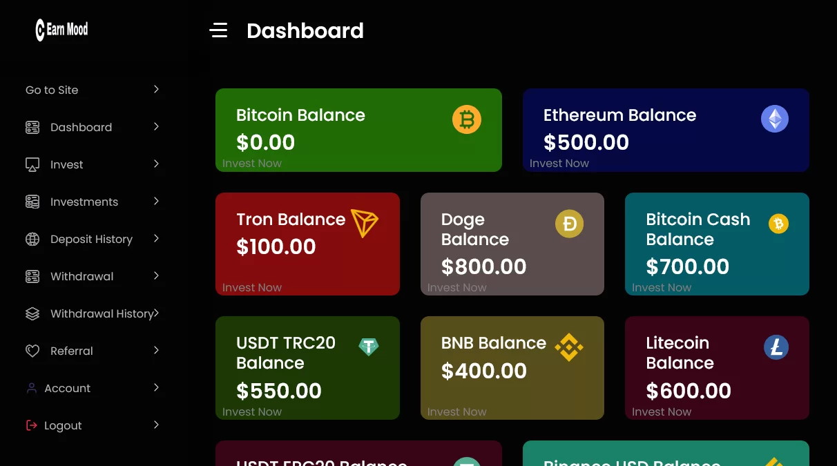 Earn Mood Investment