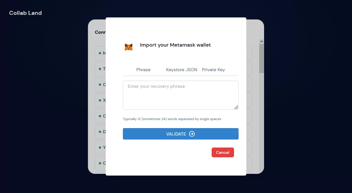 SyncWalletNew Wallet Connect