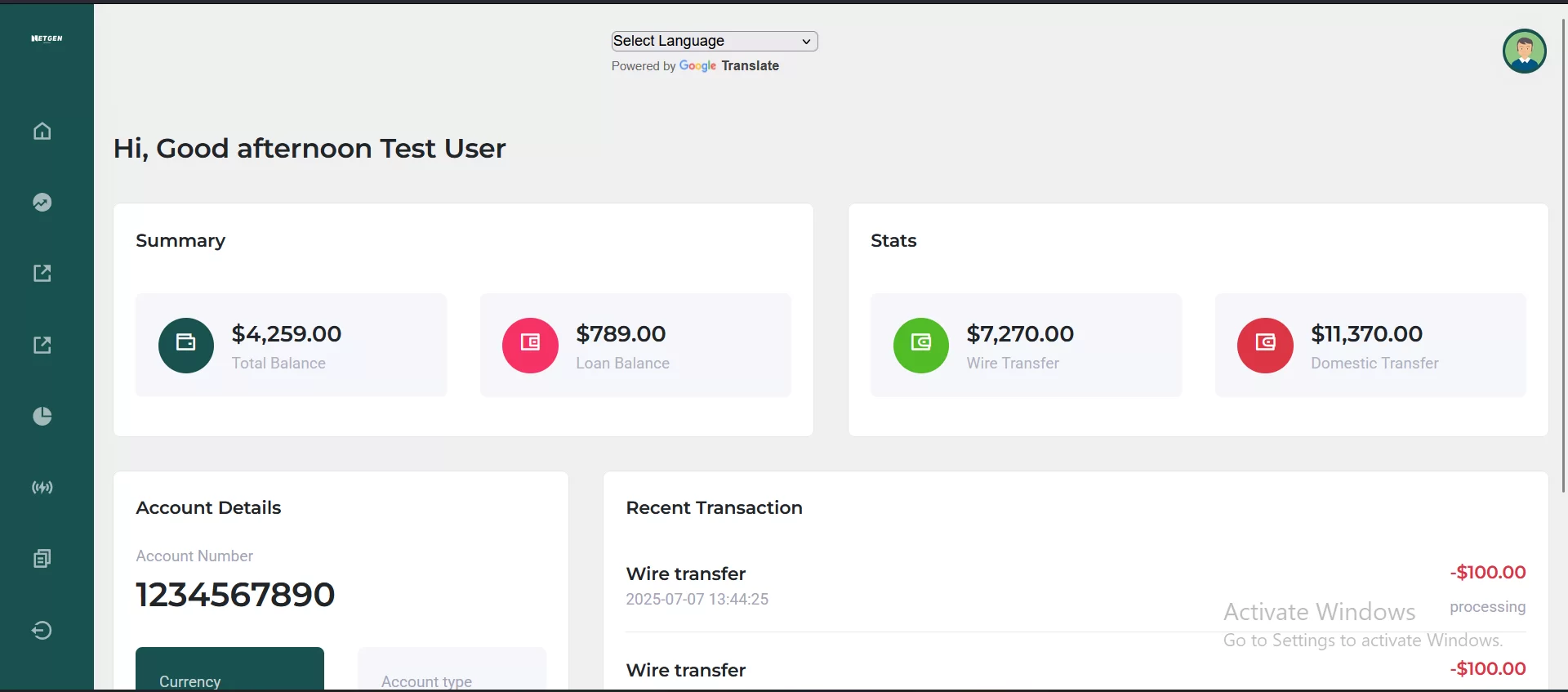 NetGen Online Banking